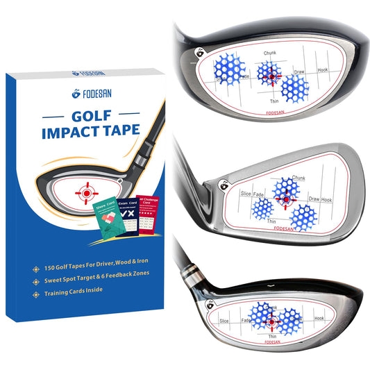 Golf Impact Tape – 2025 Innovative Training & Battle Golf Edition – Club Face Stickers for Drivers, Irons & Woods – Instant Swing Feedback, Interactive Practice,Great Golf Gift for Men & Dads
