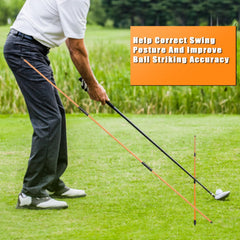 Professional 2 Pack or 4 Pack Collapsible Golf Alignment Sticks, Premium 48" or 40" Alignment Golf Stick Ideal for Aiming, Putting and Swing Practice