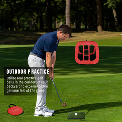 Pop-Up Golf Chipping Net - Ultimate Target Training Chip Aids for Precision & Distance, Outdoor https://amzn.to/4rVqB2l| Indoor Practice, Golfer Gift
