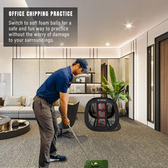 Pop-Up Golf Chipping Net - Ultimate Target Training Chip Aids for Precision & Distance, Outdoor https://amzn.to/4rVqB2l| Indoor Practice, Golfer Gift