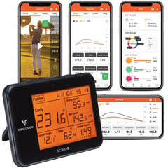 Voice Caddie Portable Golf Launch Monitor and Swing Analyzer with Real-Time Shot Data Tracking – Ideal Golf Swing Trainer/Training Equipment for Indoor or Outdoor Use, 12-Hr Battery Life