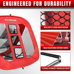 Pop-Up Golf Chipping Net - Ultimate Target Training Chip Aids for Precision & Distance, Outdoor https://amzn.to/4rVqB2l| Indoor Practice, Golfer Gift