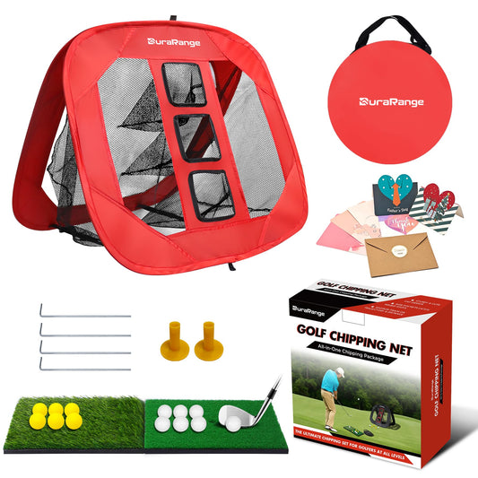 Pop-Up Golf Chipping Net - Ultimate Target Training Chip Aids for Precision & Distance, Outdoor https://amzn.to/4rVqB2l| Indoor Practice, Golfer Gift