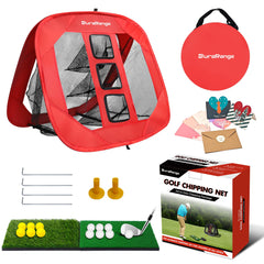 Pop-Up Golf Chipping Net - Ultimate Target Training Chip Aids for Precision & Distance, Outdoor https://amzn.to/4rVqB2l| Indoor Practice, Golfer Gift